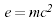 An equation formatted in Italics
