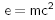 An equation formatted in Sans serif