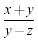 screenshot of
                    fraction in LaTeX