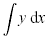 Indefinite integral with large space