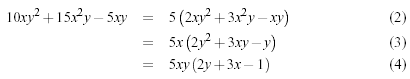 Multi-line equation using the eqnarray package.